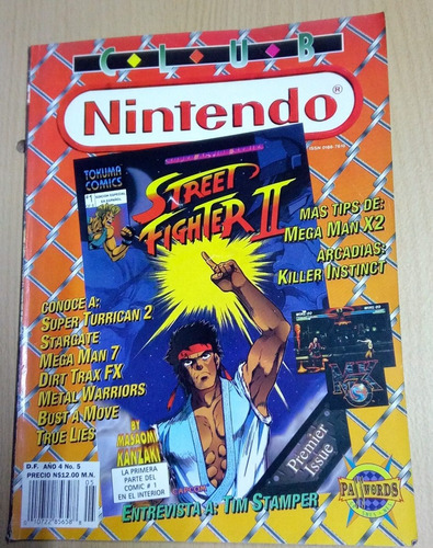 Revista De Colección Club Nintendo Año 4 No. 5 Mayo 1995