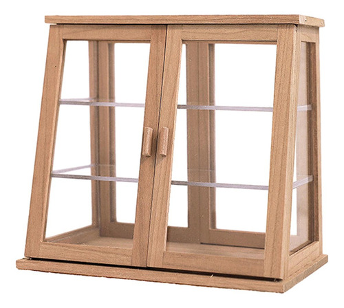 Modelo De Vitrina De Galletas 1:6 1:12, Madera De Cerezo A