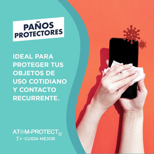 Imagen 2 de 6 de Paños Protectores Atom Protect