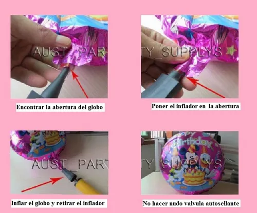 1 Combo 56 Piezas Globos Amarillo Y Negro Alte Brown Olimpo