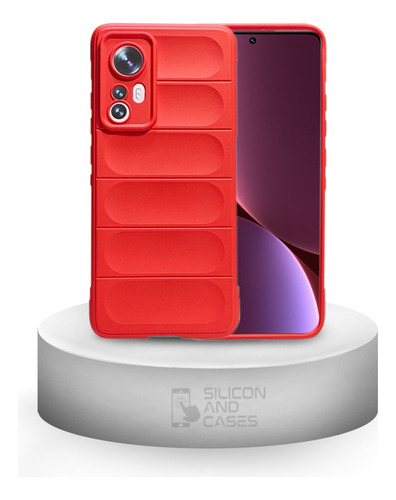 Carcasa Para Xiaomi 12 Silicona Liquida Protector Camara