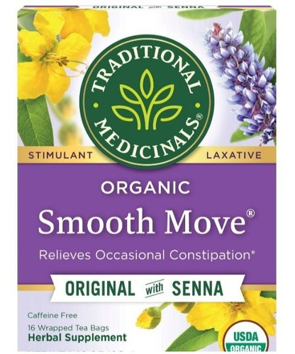 Traditional Medicinals Smooth Move Herb Tea Original Senna