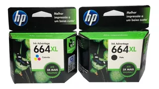 Cartuchos Para Impressora 2136/2676 664xl Hp Black+color