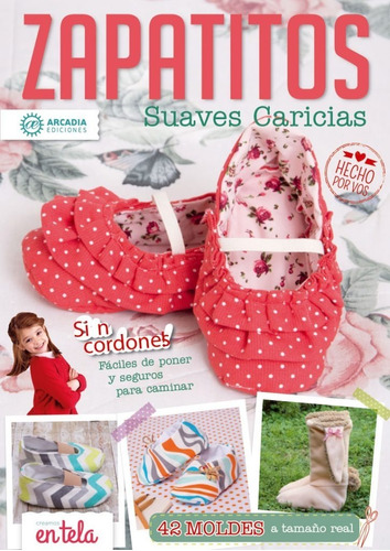Revista Tejido 42 Moldes Tamaño Real Zapatos Sin Cordones