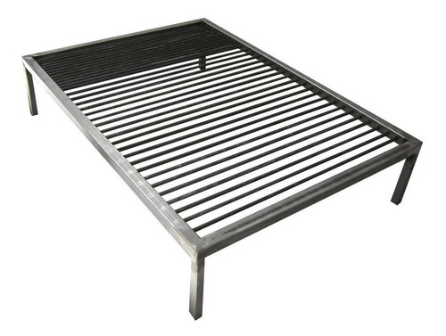 Imagen 1 de 4 de Parrilla Portátil 70x50cm Móvil, Fija Con Sección Achuras