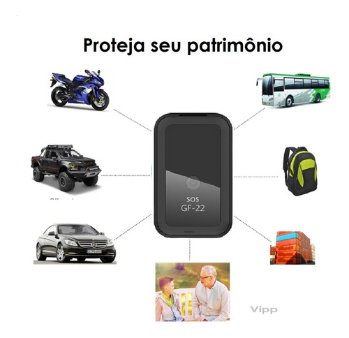 Imagem 7 de 10 de Gps Localizador Real Time Portátil Gf22 C/imagem Rastreador