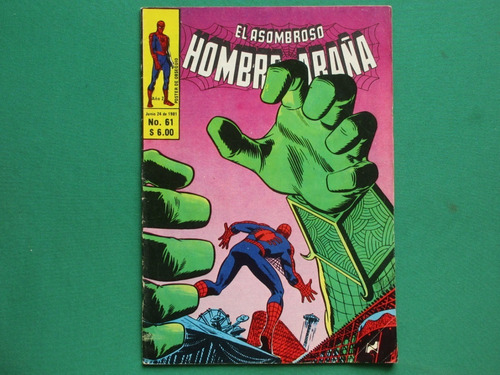 El Asombroso Hombre Araña #61 Para Aplastar Una Araña (Usado)
