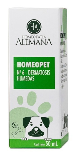 Homeopet Dermatosis Húmeda Homeopatía Alemana