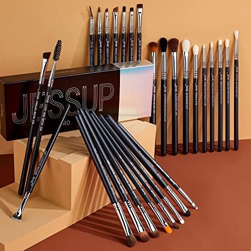 Set De 28 Brochas De Maquillaje Jessup T341 Pro Negro