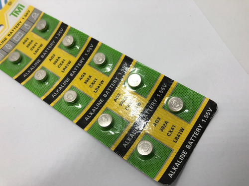 Vinte Baterias Alcalinas Ag3 Sr41sw Cx41 Sr736 Sr41 384/392