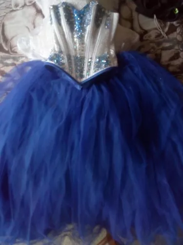 Vestido Xv Años, Azul Rey, Corsé Blanco Con Piedras Tornasol en venta en  Calimaya Estado De México por sólo $ 2,  Mexico