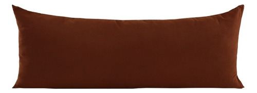 Fronha P/travesseiro De Corpo Infantil 85x35 Cm Cor Chocolate