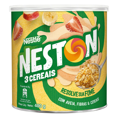 Cereais Neston Nestlé Neston 3 Cereais em lata 400 g