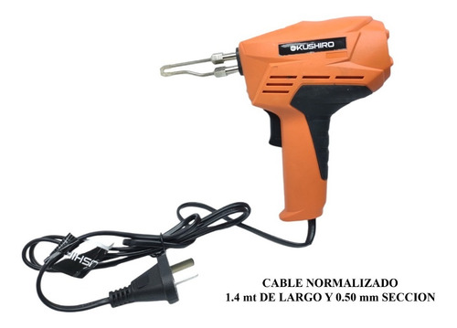 Imagen 3 de 10 de Soldadora Estaño Pistola 100 W Soldador Cautin + Estuche