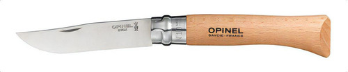 Cuchillo Opinel N°10 De Acero Inoxidable Color Crema
