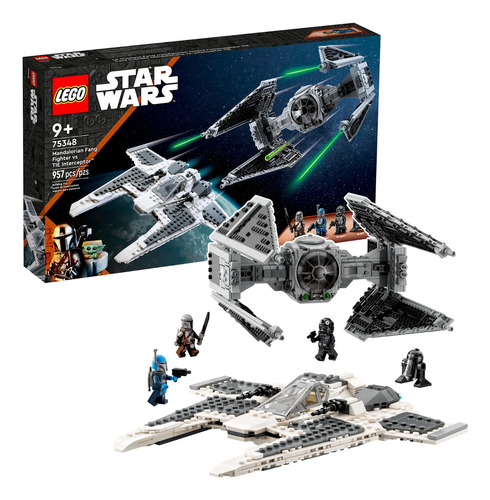 Lego Star Wars Mandalorian Fang Fighter Vs. Tie Interceptor 