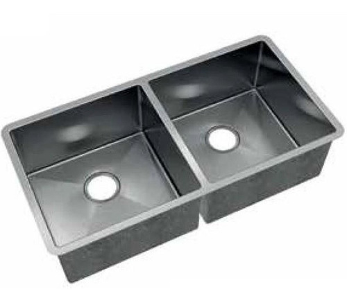 Cuba Dupla Mekal Linha Retta Lr40/40 Aço Escovado 82x40 Cor Chumbo