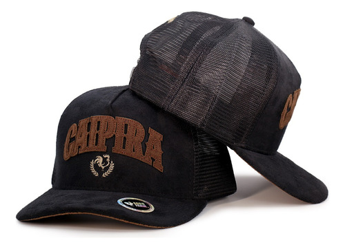 Bone Trucker Telinha Agro Caipira Country Veludo Preto