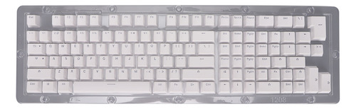 Teclado White Cool Keycaps, 114 Teclas, Pbt, Oem, Altura, Do