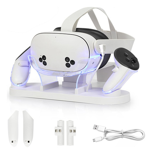 Vr Charging Station Growalleter For Meta Quest 3s/quest 3
