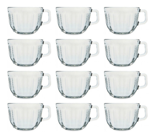 X12 Tazón Facetado Flint, Rigolleau - Bazar Colucci