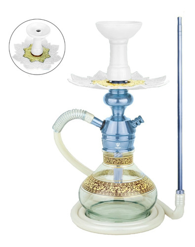 Imagem 7 de 9 de Narguile Completo Triton Zip Barato Mangueira Anti Chamas