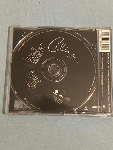 Celine Dion / It's All Coming Back To Me Now Cd Single 1996 (Usado)