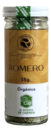 Romero Orgánico 35g Huerto De Carmen 100% Natural