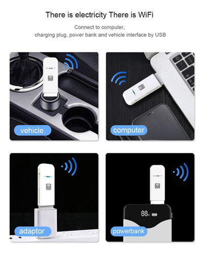 1x 4g Roteador Wi-fi Modem Sem Fio Usb Versão Da Ue Rede De