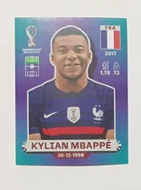 Comprar Figurita Mundial Qatar 2022 Azul Europea Mbappe Fra 19