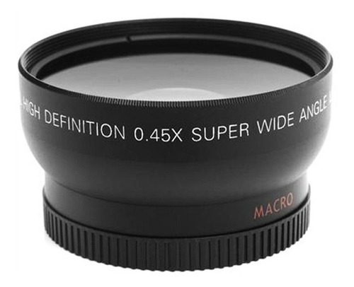 Kit Lente Gran Angular Macro 58mm .45x + Parasol 58mm