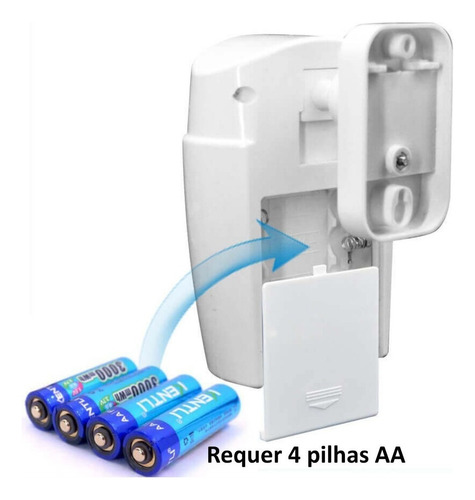 Kit Alarme Residencial Sensor Presença Sem Fio + 2 Controles