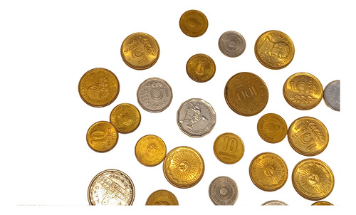 Monedas Argentinas Antiguas Varios Años Lote X40 Pesos Centa