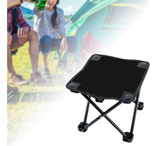 Taburete Plegable Para Acampar, Silla De Pesca Ligera Para
