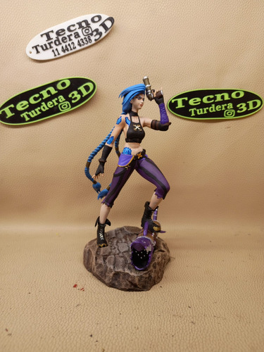 Jinx Arcane / League Of Legends - Figura De Impresion 3d