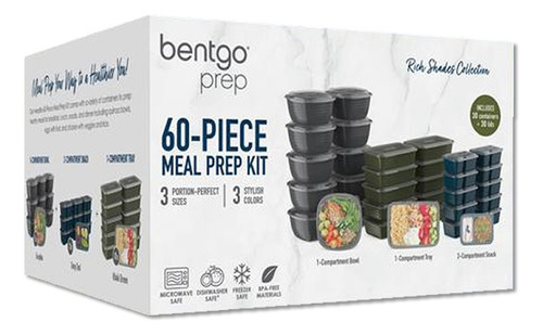 Bentgo Kits  Meal Para Alimentos 60 Piezas Bgprpak5-r