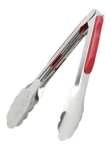 Pinza De Cocina Multiuso De Acero Con Traba De Apertura