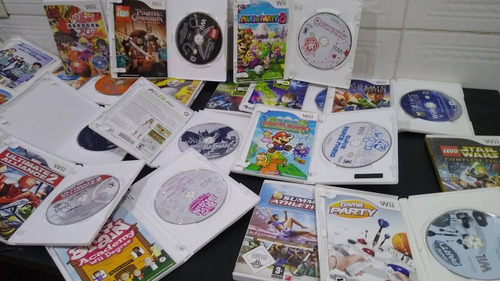 Lote Com 25 Jogos Nintendo Wii Originais