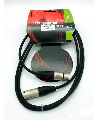 Rapcohorizon Cable Para Micrófono Rm1-6 1.82 Mts.