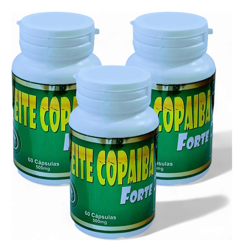 Aceite De Copaiba Pack X3 180 Capsulas