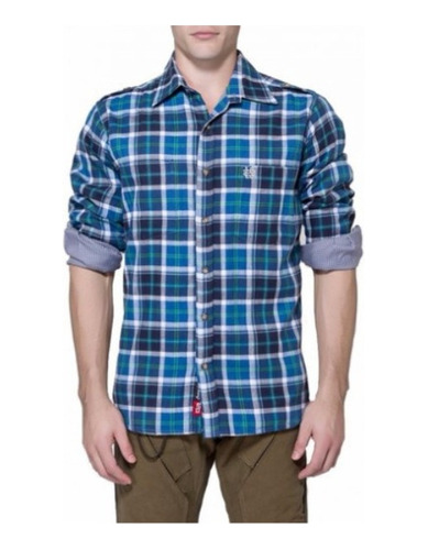 Camisa Leñadora Ls2 Cuadros Abrigada Invierno Ciudad