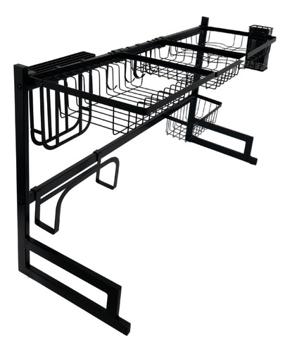 Escorredor De Pratos Organizador Grande Com Suporte P/ Pia