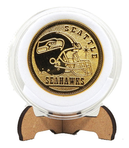 Seattle Seahawks Moneda Artesanal Coleccionable