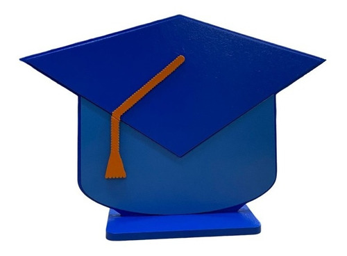 Enfeite Decorativo Chapeu Formatura Azul / Capelo / Formando