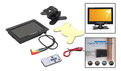 Pantalla De Monitor De Vista Trasera Tft Lcd De 7 Pulgadas,