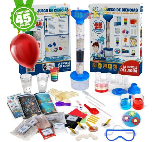 Imagen 7 de 10 de Juego La Ciencia Del Agua Laboratorio Experimentos Galileo