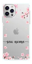 Comprar Capinha Flores Rosas Pequenas Cantos Galhos C Nome Capa