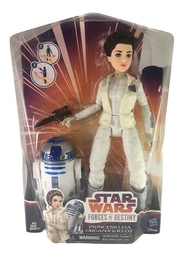 Hasbro Star Wars Force Of Destiny Princess Leia Organa R2-d2