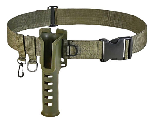 Fishing Rod Holder, Belt, Adjustable, Black