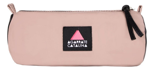 Cartuchera Tubo Escolar Universitaria Agarrate Catalina Color Beige